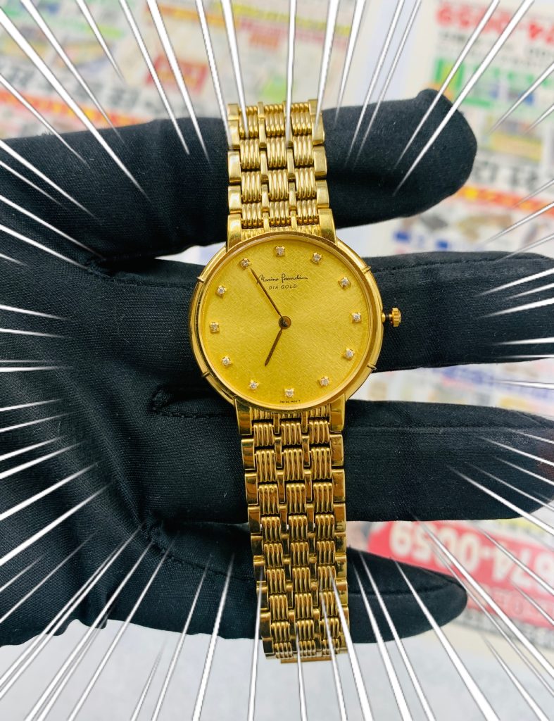 金無垢の腕時計